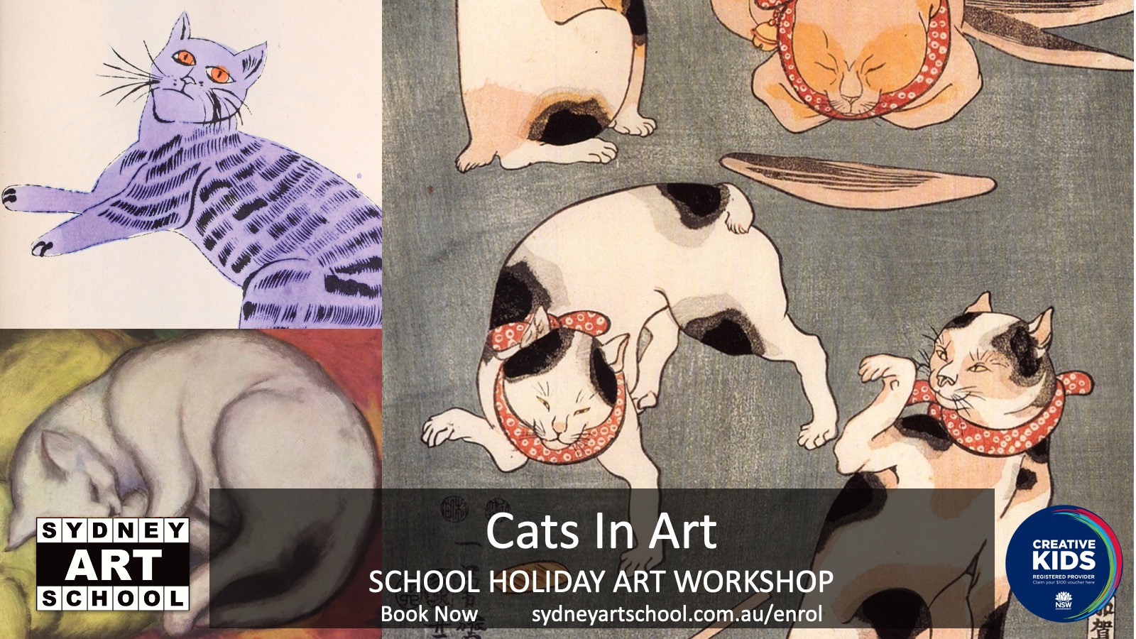 School Holiday Art Workshop Cats_in_Art