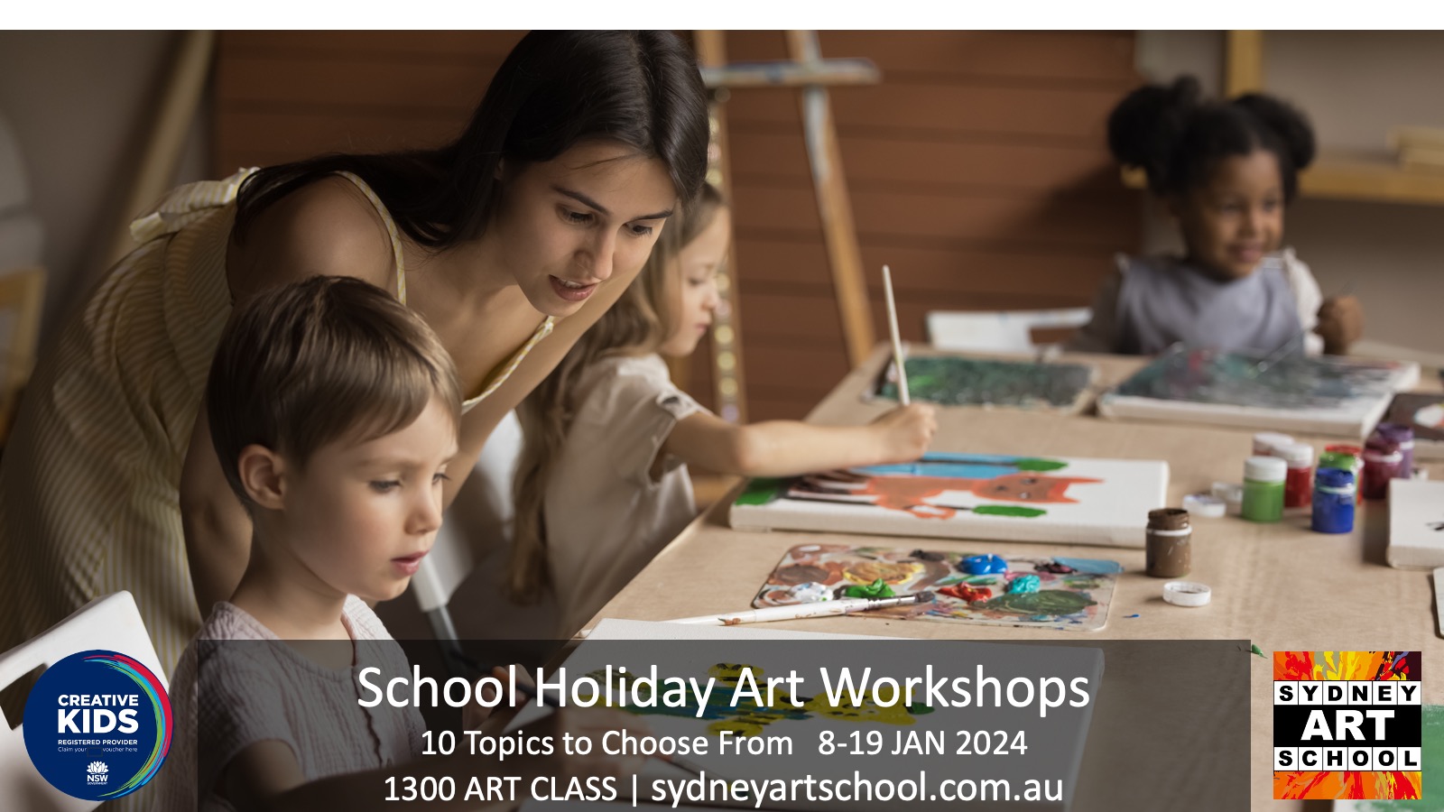 School Holiday Art Workshops