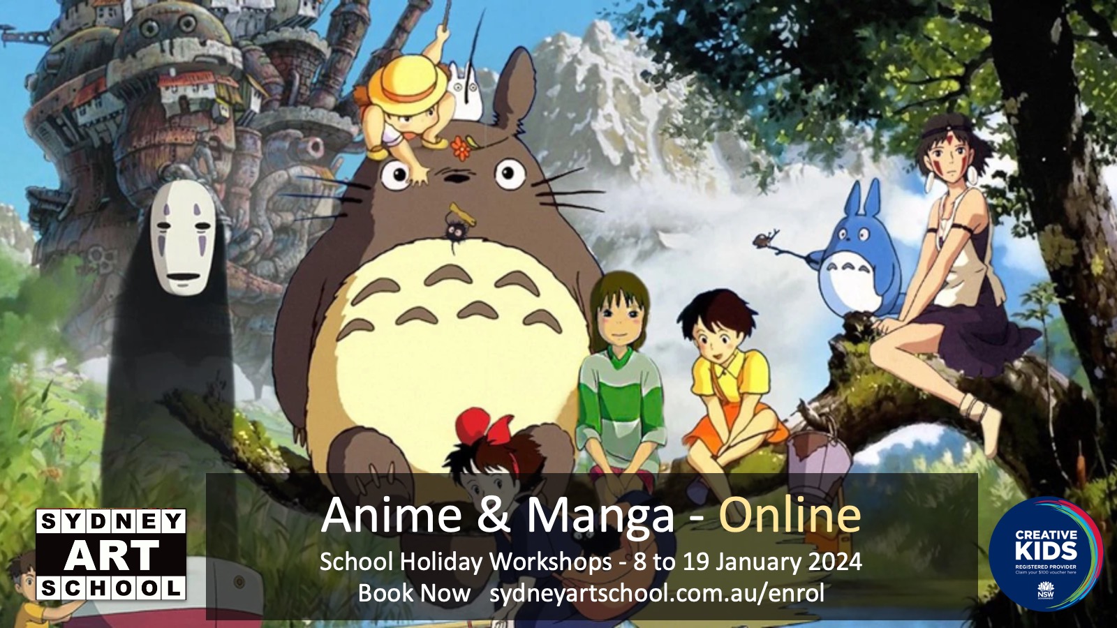 Holiday Art Workshop Anime and Manga ONLINE