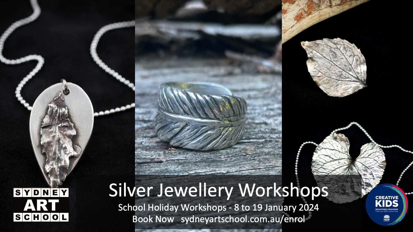Silver Leaf Ring Jewellery Workshop