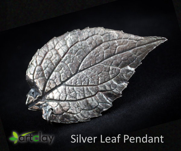 Art Clay Silver Australia   Silver Leaf Pendant