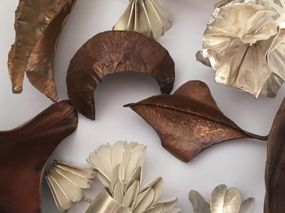Foldforming techniques in copper and silver