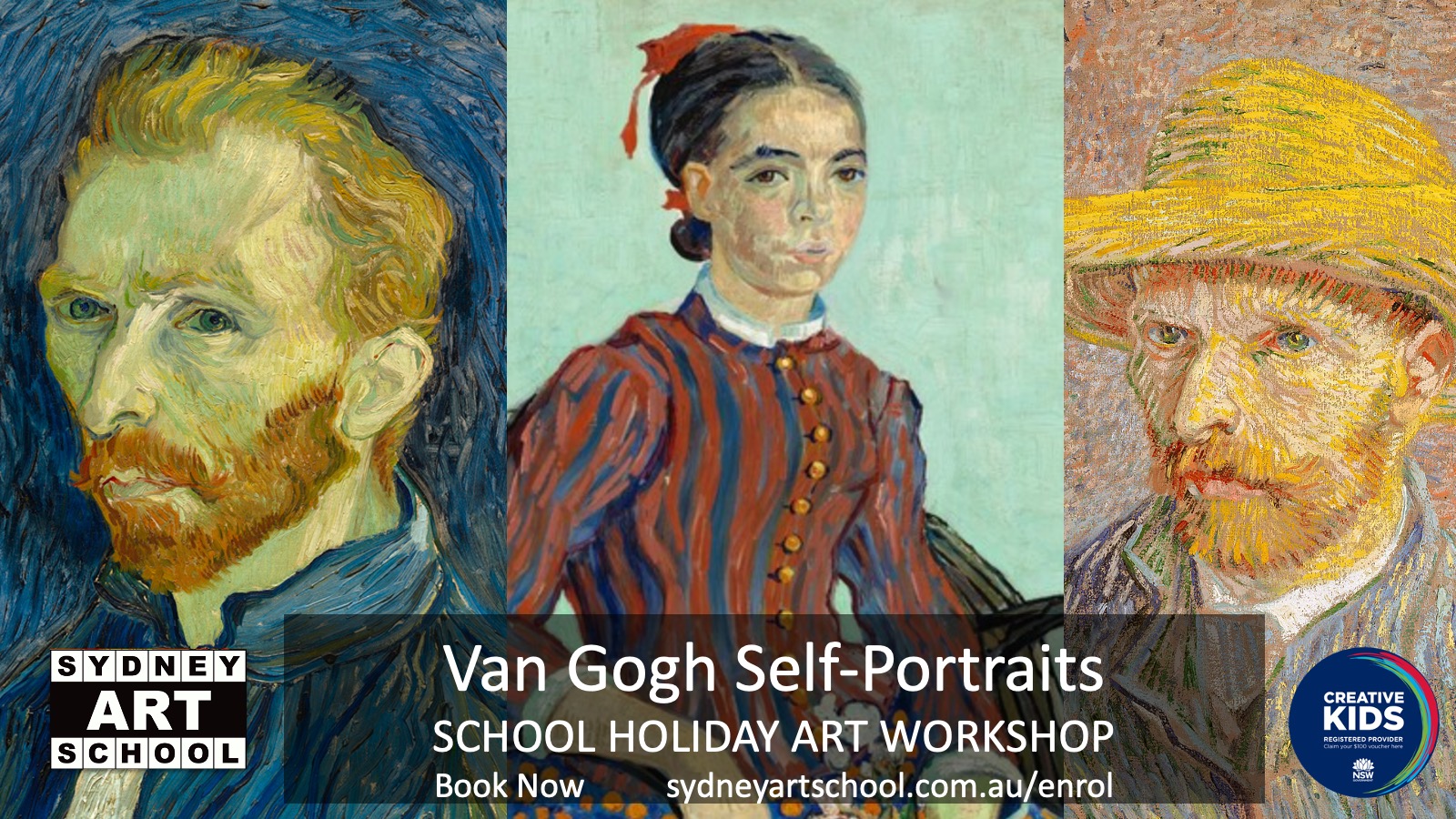 Sydney Art School Holiday Art Workshop Van_Gogh