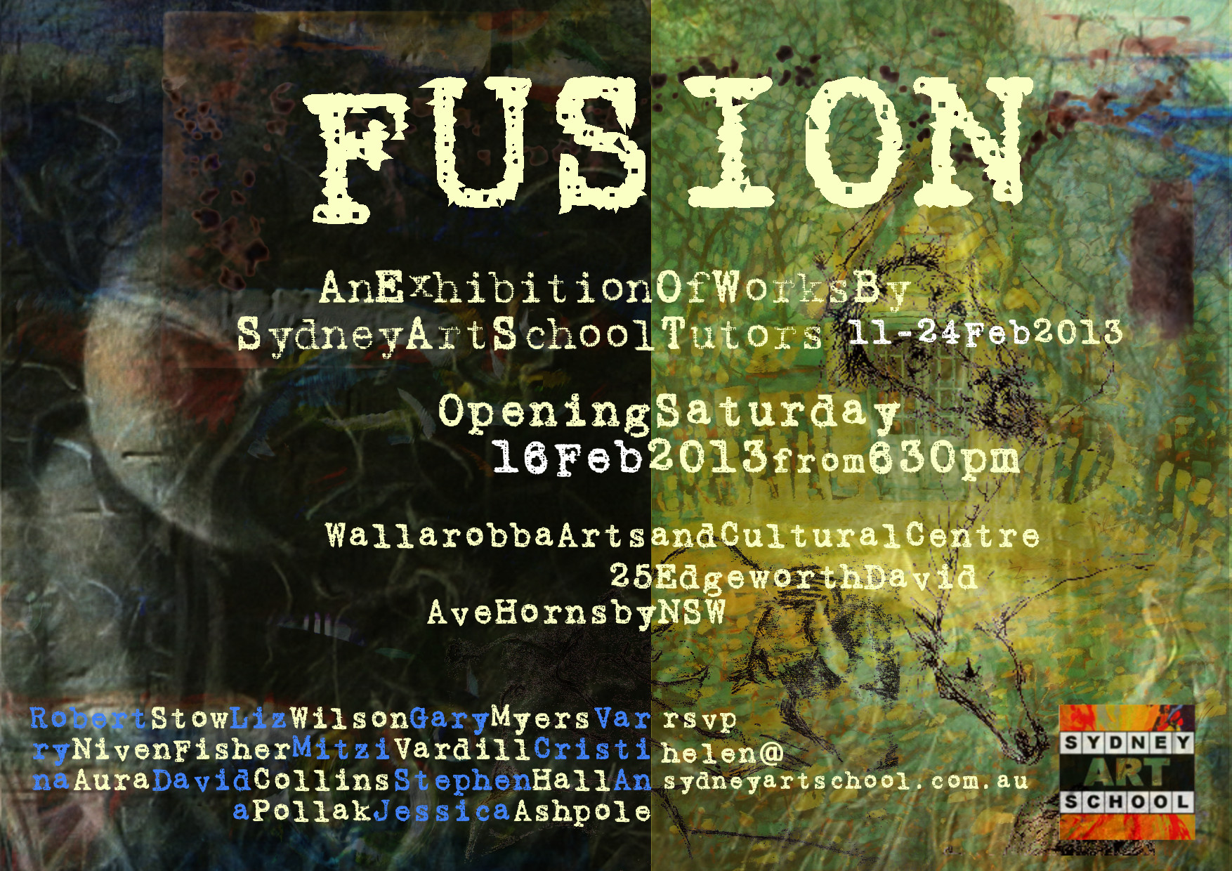Fusion - An Exhibition of Works by the Tutors of Sydney Art School - Feb 2013