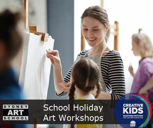 School Holiday Art Workshops   Creative Kids 600x500