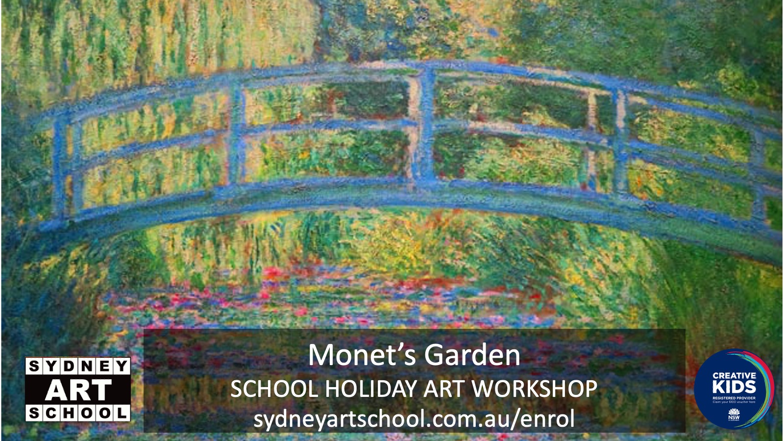 Holiday Art Workshop - Monets Garden